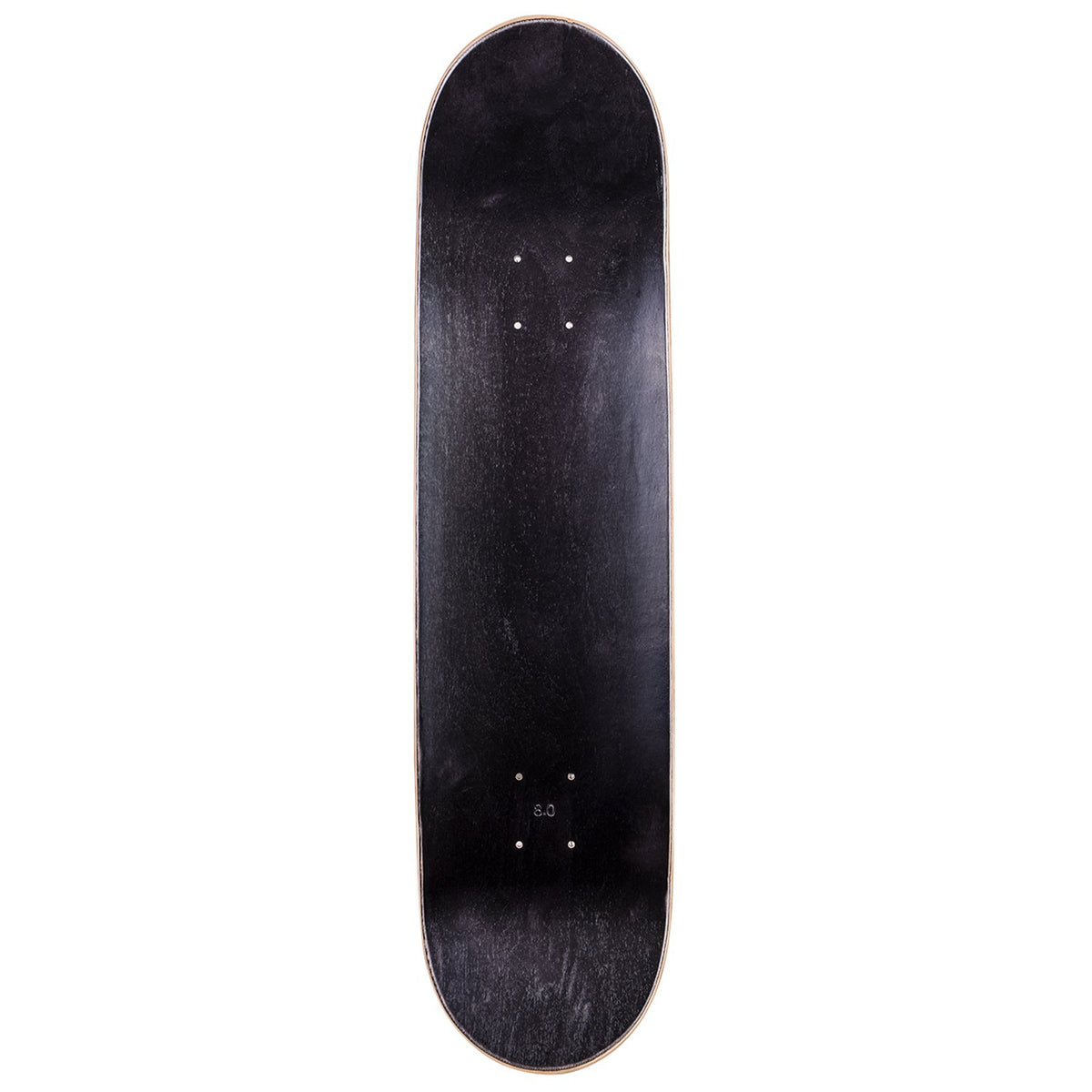 Personalized Maple Skateboard Deck in Black