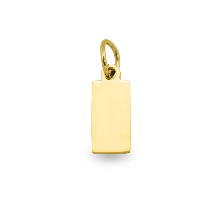 Rectangular Tag Charm