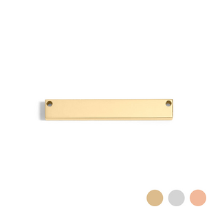 Polished Blank Bar Charm