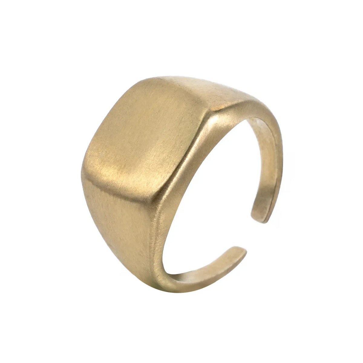 Custom Brass Signet Ring