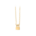 Custom Lock Pendant Necklace