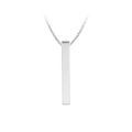 Minimalist Vertical Bar Necklace