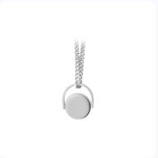 Stainless Steel Spinner Pendant Necklace